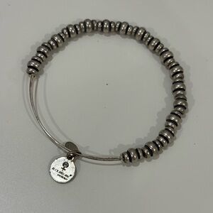 Alex and Ani Metallic Beaded Bracelet with Charm